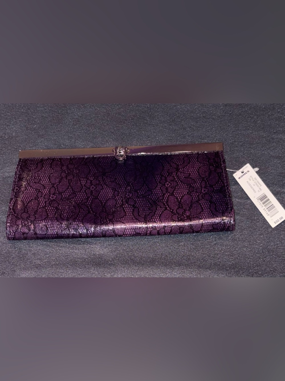 Apartment 9 Clutch Wallet Purple NWT